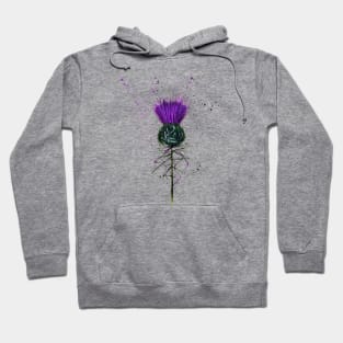 Scottish Thistle contemporary style Hoodie